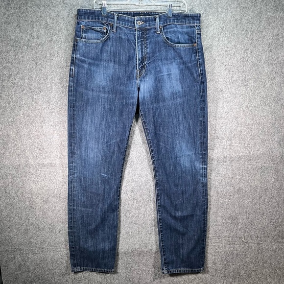 Lucky Brand Jeans Men's Size 36x30 Denim 121 Slim Leg Blue Jeans - Picture 1 of 7